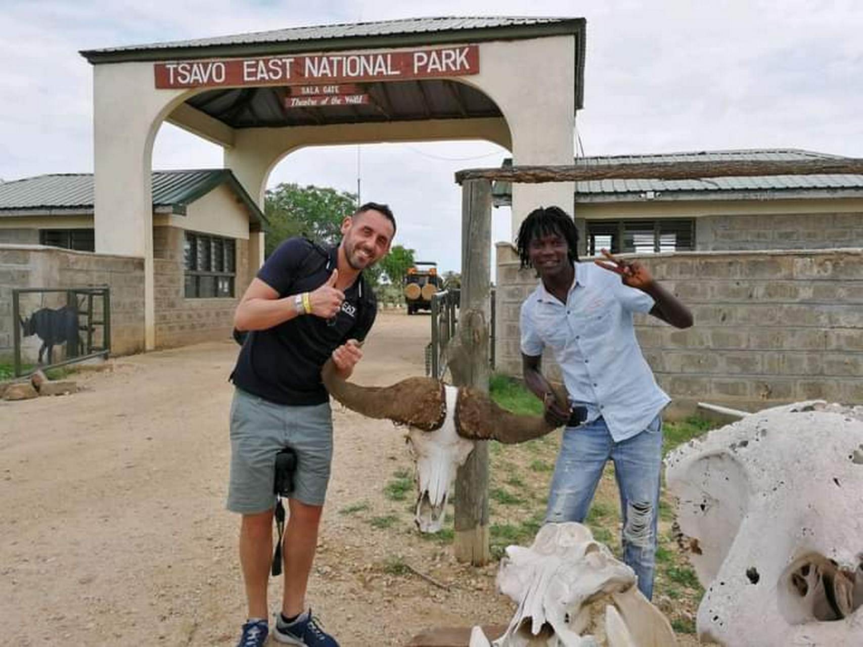 kibo-junior-and-visitor-tsavo-east-kibo-safari-kenya