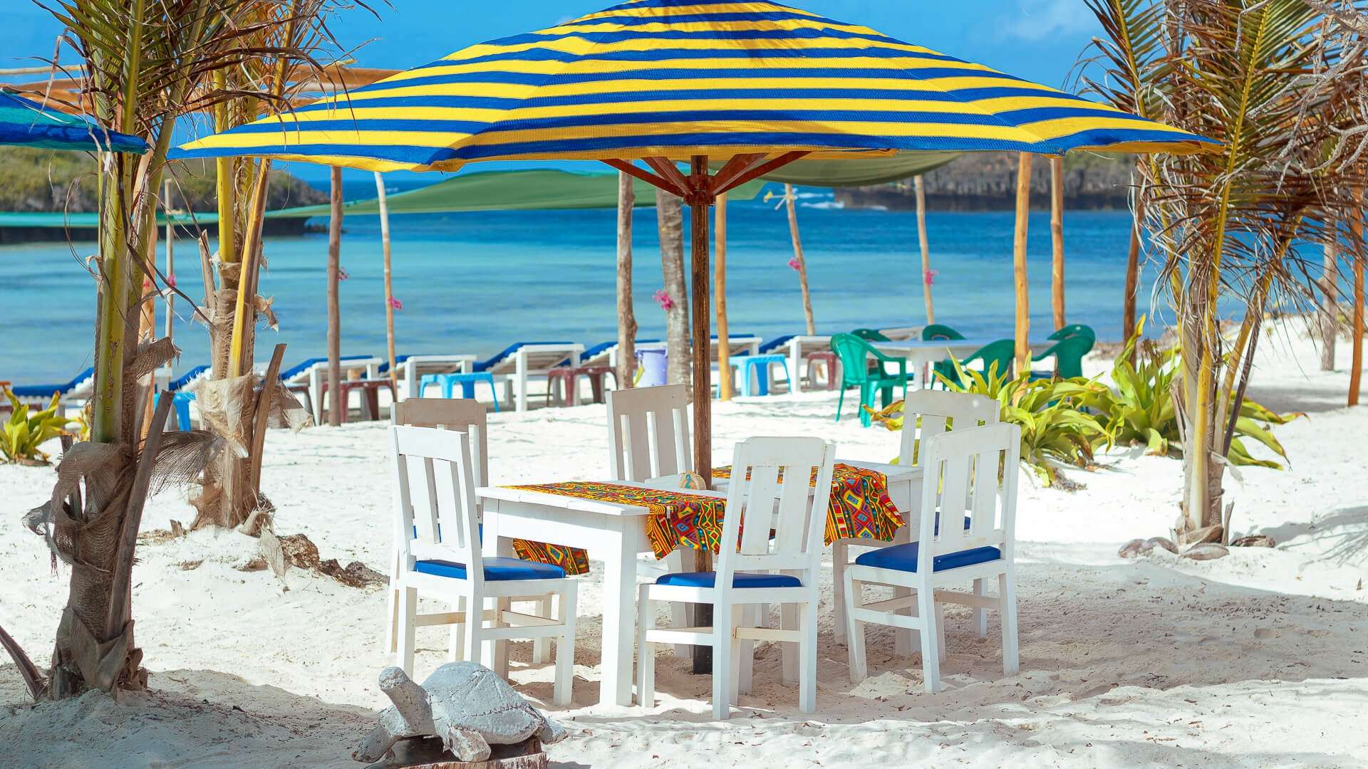 Beachfront at kibo restaurant